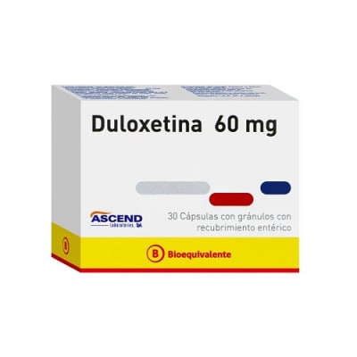 Duloxetina 60 Mg 30 Cápsulas Ascend